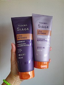 Combo Siage Liso Intenso: Shampoo 2050 ml + Condicionador 200ml Eudora
