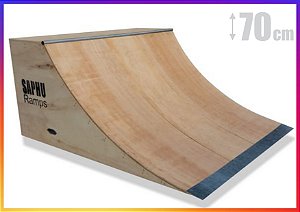 Quarter 70 - Skate Rampa para Skate madeira Saphu Ramps