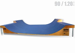 MINI RAMP 90 com 1.20 na extenção SAPHU RAMPS