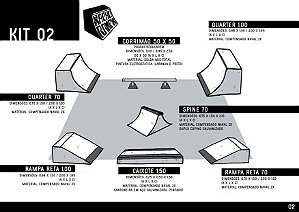 COMBO MÓDULOS PARA SKATE STREET (KIT 2)