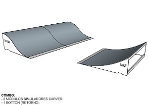 COMBO "JAWS" CARVER SIMULADOR (3 MÓDULOS)