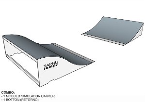 COMBO "MALIBU" CARVER SIMULADOR (2 MÓDULOS)