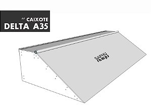 CAIXOTE "DELTA A35" (Coping / Cantoneira) Obstáculo Street
