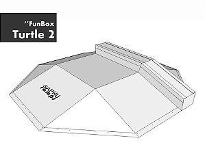 FUNBOX "TURTLE 2" Obstáculo Street