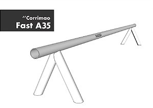 CORRIMÃO FIXO "FAST A35" (Tubolar) Metal
