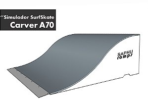 CARVER SIMULADOR DE ONDAS SKATE ESTILO WHITEZU 70