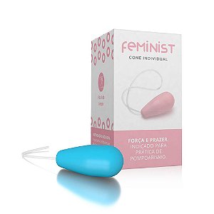 Cone para Pompoarismo Feminist Azul - 70 g