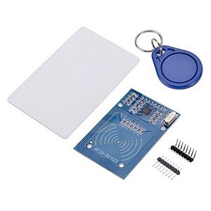 KIT LEITOR RFID RC522 COM CARTÃO E TAG MIFARE 13.56MHZ