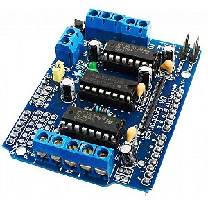 MOTOR SHIELD L293 DRIVER PONTE H PARA ARDUINO