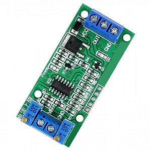 CONVERSOR TENSÃO PARA CORRENTE 0-24V AJUSTAVEL PARA 4-20MA