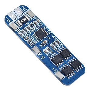 PLACA BMS 3S 10A 12,6V PROTEÇÃO PARA BATERIA LÍTIO