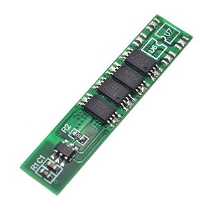 PLACA BMS 1S 10A 4,2V PROTEÇÃO PARA BATERIA LÍTIO