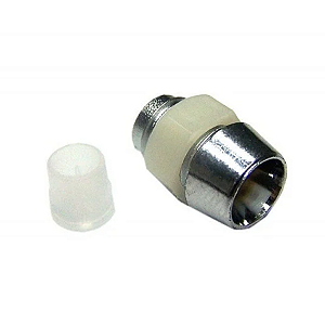 SOQUETE SUPORTE CROMADO PARA LED 3MM