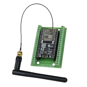 PLACA BORNE INTERFACE COM ESP32 WROOM-32U ANTENA EXTERNA