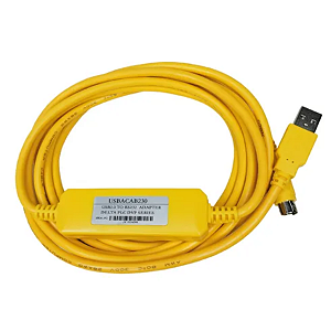 CABO USB PARA PROGRAMAÇÃO CLP DELTA DVP