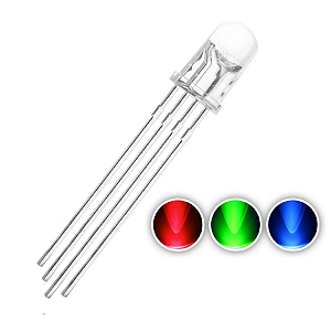 LED RGB DE ALTO BRILHO 5MM ANODO COMUM