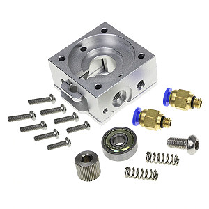 KIT TRACIONADOR EXTRUSORA MK8 ALL METAL ALUMINIO BOWDEN
