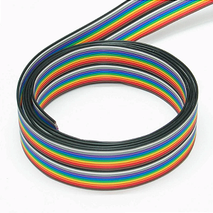 CABO FLAT COLORIDO 20 VIAS 26AWG 01 METRO
