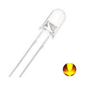 LED AMARELO DE ALTO BRILHO 5MM