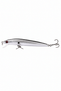 Isca Artificial Reflexo Prateado Meia Agua 12cm / 11g