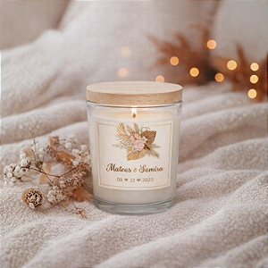 Mini Vela Aromática Copo 70ml - Personalize