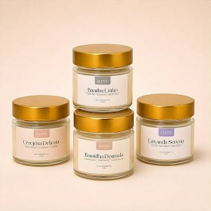 Kit Velas Essenciais Auriah | 4 Velas Aromáticas