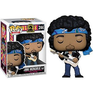 Funko Pop Rocks Jimi Hendrix (Live in Maui Jacket) embalagem danificada