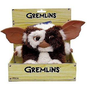 NECA Gremlins Gizmo 8-Inch Plush (caixa com detalhes)