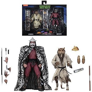 NECA Teenage Mutant Ninja Turtles (1990) – Splinter and Shredder 7” Action Figure 2-Pack Walmart Exclusive