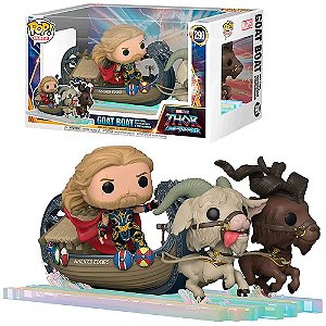 Funko Pop Rides Deluxe: Thor: Love and Thunder - Goat Boat with Thor, Toothgnasher & Toothgrinder #290