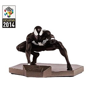 Iron Studios Marvel Comics Spider-Man (Black Suit) Art Scale 1/10 CCXP 2014 Exclusivo (sem embalagem)