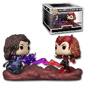 Funko Pop! Moment Marvel Studios WandaVision Agatha Harkness vs. The Scarlet Witch Target Exclusive #1075 (embalagem danificada)
