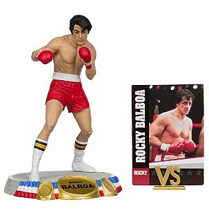 Movie Maniacs Rocky Wave 1 6-Inch Posed Rocky Balboa Limited Edition Figure (Platinum Edition)