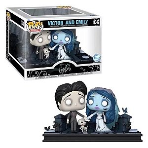 Funko Pop Movie Moment Spirit Halloween Victor and Emily Figure - Corpse Bride #1349