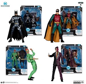 McFarlane DC Multiverse Wave 13 Batman Forever Set com 4 Personagens