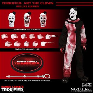 Mezco Toyz One:12 Collective Terrifier Art the Clown Deluxe Action Figure