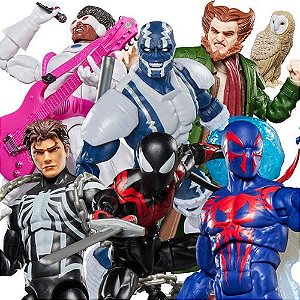 Marvel Legends Retro Cardback Spider-Man Wave 1 (2026) Set com 6 Personagens