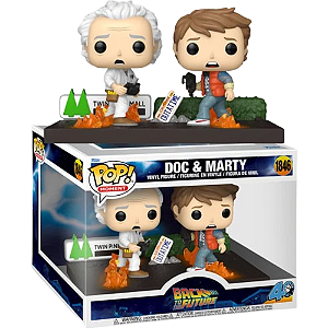 Funko Pop Moment Back to the Future 40th Anniversary Doc & Marty #1846