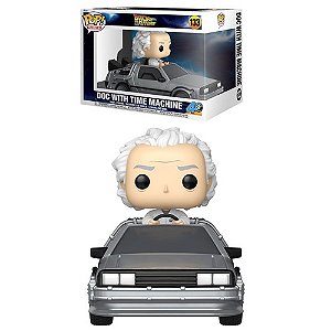 Funko Pop Rides Back to the Future 40th Anniversary Doc with Time Machine Deluxe #133