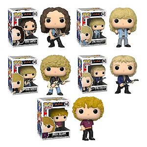 Funko Pop Rocks: Def Leppard 3.75" Collectible Vinyl Figures (Set of 5)