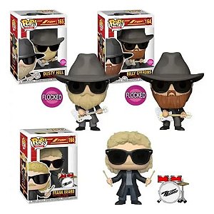 Funko Pop Rocks: ZZ Top 3.75" Collectible Vinyl Figures (Set of 3)