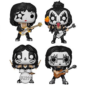 Funko Pop Rocks: KISS 3.75" Collectible Vinyl Figures (Set of 4)