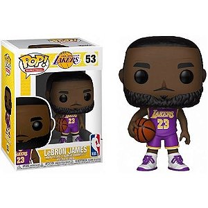 Funko Pop NBA Basketball - LeBron James L.A. Lakers Purple Uniform Fanatics Exclusivo