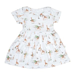 Vestido BioBaby Bebê Girafas