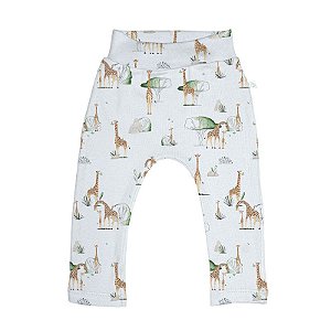 Calça Babado BioBaby Bebê Girafas