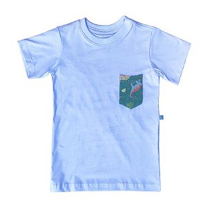 Camiseta BioBaby Kids Bolso Dinos do Brasil