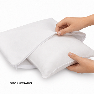 Capa de almofada para sublimação oxford branco 100% poliéster 15cm x 20cm