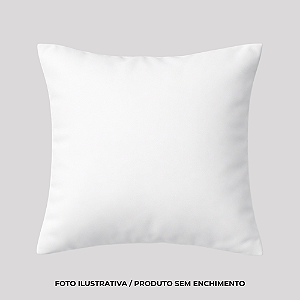 Capa de almofada para sublimação oxford branco 100% poliéster 20cm x 20cm