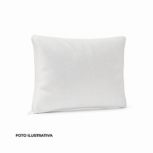 Capa de almofada para sublimação oxford branco 100% poliéster 20cm x 30cm