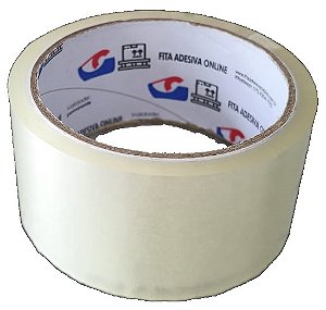 300 Un- Fita Adesiva Transparente Cristal/ Fechar Caixas 45x40 - Preço Atacado